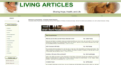 Desktop Screenshot of livingarticles.com