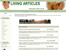 Tablet Screenshot of livingarticles.com